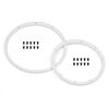 Baja 5b - Wheel Bead Lock Rings (White/2 wheels)