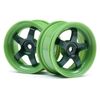 WORK MEISTER S1 WHEEL GREEN 26MM (0MM OS/2PCS)