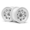 SPLIT 8 TRUCK WHEEL (WHITE/2PCS)