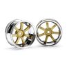 FELGEN RAYS GRAM LIGHTS 57S-PRO CHROM/GOLD (9mm OFFSET)