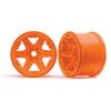 Wheels, 3.8' (orange) (2) (17mm splin ed)