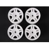 White Split 5-Spoke Wheels (26mm Width/+2 Offset