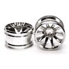 GF-01 Roues à 10 rayons en chrome plaqué