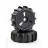 Räderset Buggy Disc  Sandpaddle  schwarz 1:8 (2)