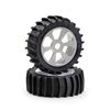 Räderset Buggy 6-Speichen Sandpaddle weiß 1:8 (2)
