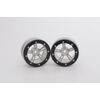 Beadlock Wheels PT-Safari Silber/Schwarz 1.9 (2 St.) 