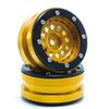 Beadlock Wheels PT-Bullet Gold/Schwarz 1.9 (2 pcs)