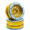 Beadlock Wheels PT-Bullet Gold/Silber 1.9 (2 pcs)