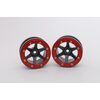Beadlock Wheels PT-Slingshot Schwarz/Rot 1.9 (2 St.) 