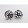 Beadlock Wheels PT-Slingshot Schwarz/Silber 1.9 (2 St.) 