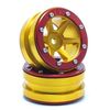 Beadlock Wheels PT-Slingshot Gold/Rot 1.9 (2 pcs)