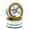 Beadlock Wheels PT-Slingshot Silber/Gold 1.9 (2 pcs)