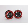 Beadlock Wheels PT-Distractor Schwarz/Rot 1.9 (2 St.) 
