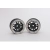 Beadlock Wheels PT-Distractor Schwarz/Silber 1.9 (2 St.) 