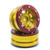 Beadlock Wheels PT-Distractor Gold/Rot 1.9 (2 pcs)