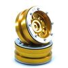Beadlock Wheels PT-Distractor Gold/Silber 1.9 (2 pcs)