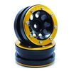 Beadlock Wheels PT-Ecohole Schwarz/Gold 1.9 (2 pcs)