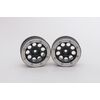 Beadlock Wheels PT-Ecohole Schwarz/Silber 1.9 (2 St.) 