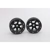 Beadlock Wheels PT-Claw Schwarz/Schwarz 1.9 (2 St.) 