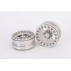 Beadlock Wheels PT-Power Silver/Silver 1.9 (2pcs)