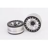 ABMT2005SB-Beadlock Wheels PT-Escalade Silver/Black 1.9 (2pcs)