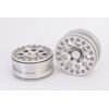 Beadlock Wheels PT-Ghost Silver/Silver 1.9 (2pcs)
