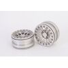 Beadlock Wheels PT-Warrior Silver/Silver 1.9 (2pcs)