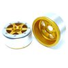 Beadlock Wheels SIXSTAR gold/silber 1.9 (2) ohne Radnabe