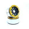 Beadlock Wheels GUN schwarz/gold 1.9 (2) ohne Radnabe