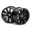 10 SPOKE MOTOR SPORT WHEEL 26MM BLACK