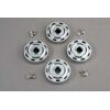MERCEDES CHROME WHEEL COVERS(4