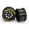 Wheels, 8-spoke (black) (2)