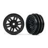 Wheels, 1.0' (black) (2)
