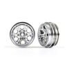 Wheels, 1.0' (satin chrome) (2)
