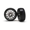 Wheels 12-SP Black & Slike Tyres