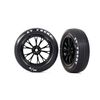 Tires & wheels, assembled, glued (Wel d gloss black wheels, tires, foam ins erts) (front) (2)