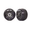 Tires & wheels, assembled, glued (Wel d black chrome wheels, tires, foam in serts) (rear) (2)