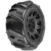 1/6 Dumont Snd/Snw Tires F/R MTD 24mm Blk Raid(2)