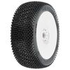 1/8 Hex Shot S3 Fr/Rr Bggy Tires Mntd 17mm Wht (2)