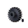 Gear, 21-T pinion (32-p), heavy duty (machined, hardened steel)/ set screw