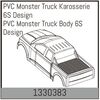 PVC Monster Truck Karosserie 6S Design