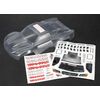 Body, 1/16th Slash (clear, requires p ainting)/grill, lights decal sheet