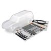 Body with camper, TRX-4 Sport (clear, trimmed, requires painting)/ window masks/ decal sheet