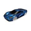 Body, Ford GT, blue painted, decals