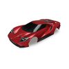 Body, Ford GT, red painted, decals