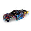 Body, Maxx, Rock n' Roll (painted, de cals applied) (fits Maxx with extende d chassis (352mm wheelbase))