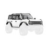 Body, Ford┬áBronco, complete (assemble d) (white) (includes grille, side mir rors, door handles, fender flares, wi