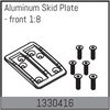 Aluminium Skid Platte - vorne 1:8