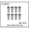 Vis à tête cylindrique M2.5*12 (8)