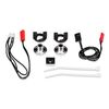 LED Lights/ harness (2 blue lights)/L ED housing (2) /housing retainer (2)/wire clip (1)/wire ties (